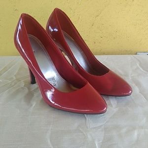 Red Patent Leather Stilettos